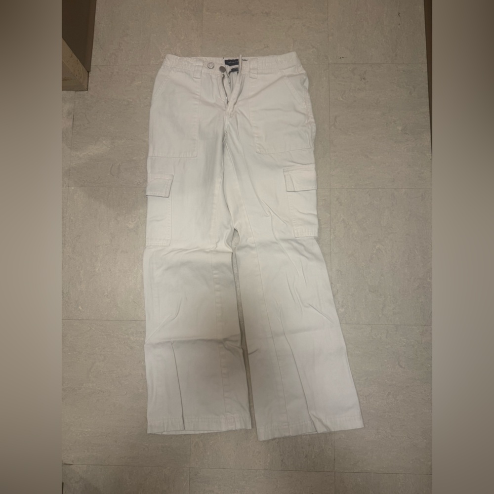 Aeropostale Women's White Wide Leg Pants